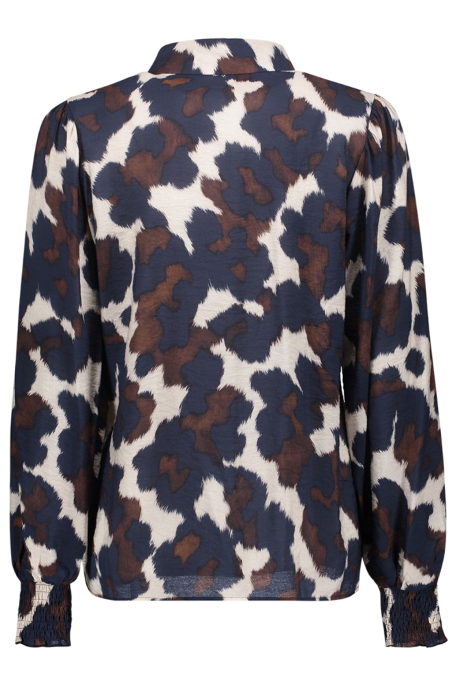 Geisha beige dames blouse | Achteraanzicht
