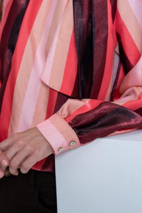 Geisha roze dames blouse | Unique Selling Point