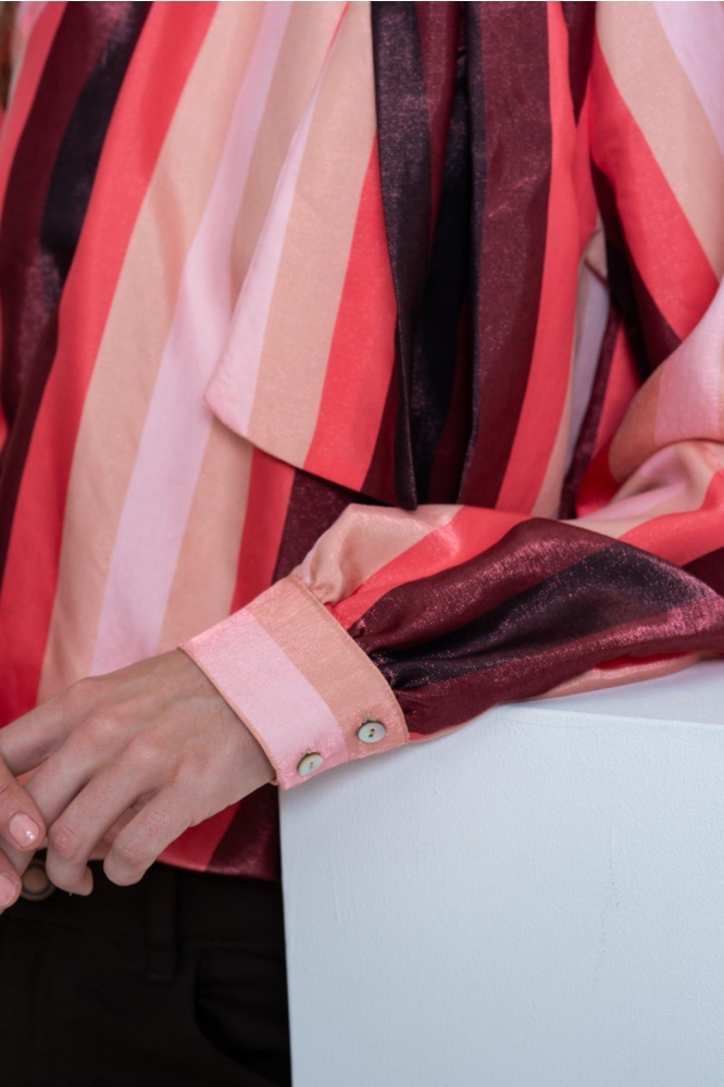 Geisha roze dames blouse | Unique Selling Point