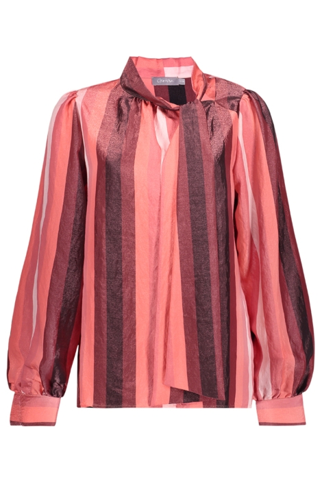 Geisha roze dames blouse | Vooraanzicht