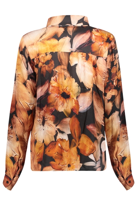 Geisha multi color dames blouse | Achteraanzicht
