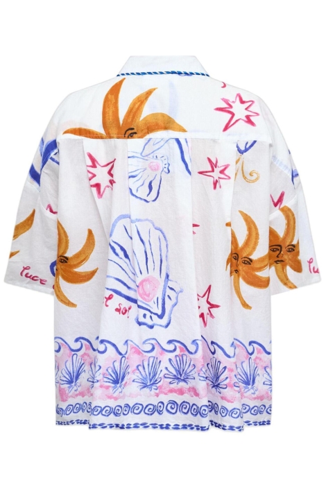 SisterS point witte dames blouse | Achteraanzicht