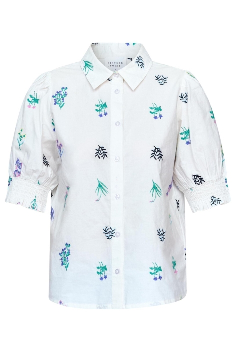 SisterS point witte dames blouse | Vooraanzicht