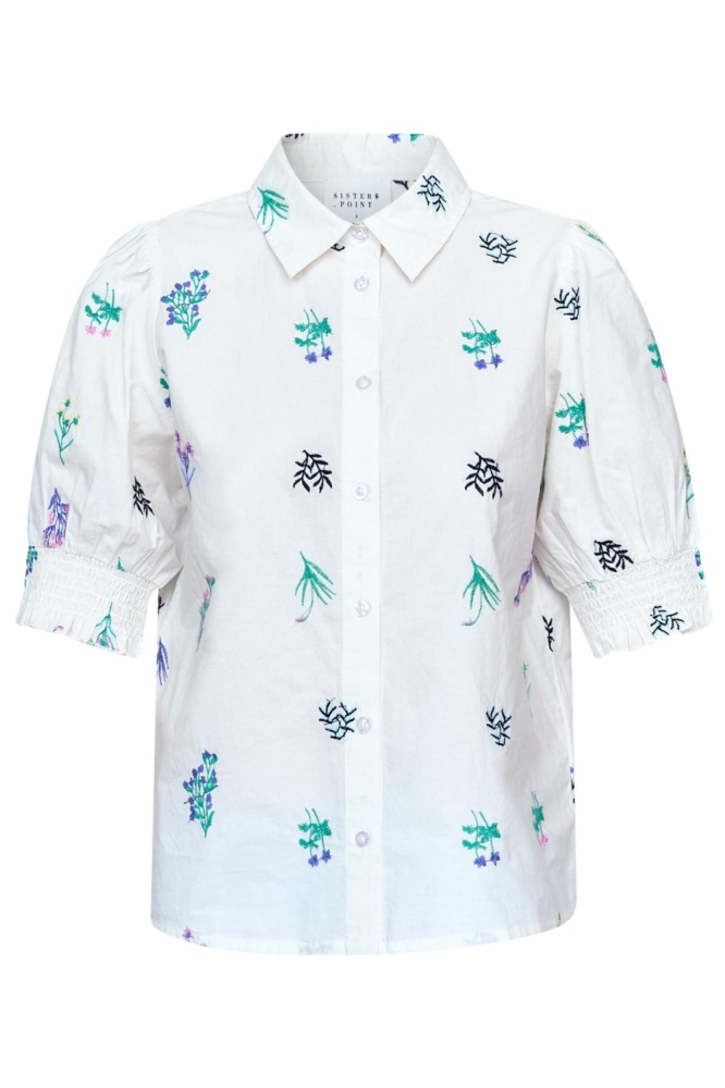 SisterS point witte dames blouse | Vooraanzicht