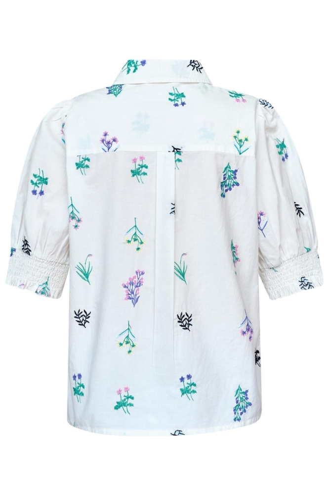 SisterS point witte dames blouse | Achteraanzicht