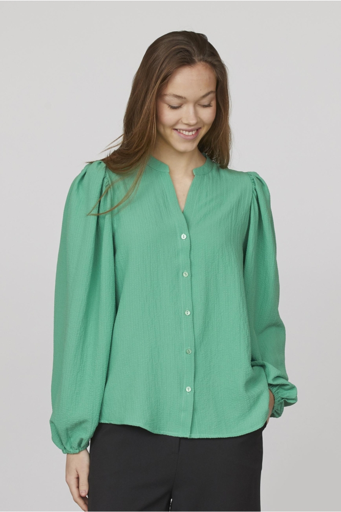 SisterS point groene dames blouse | Vooraanzicht