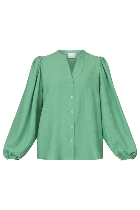 SisterS point groene dames blouse | Vooraanzicht
