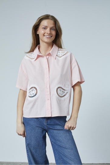 SisterS point Blouse SISU SH1 18970 Light Pink