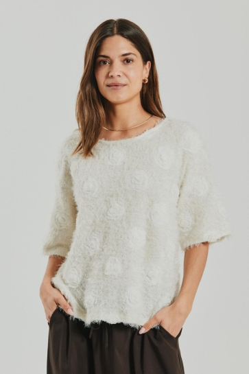 Freequent Trui FQCHUCK BLOUSE 211503 Moonbeam