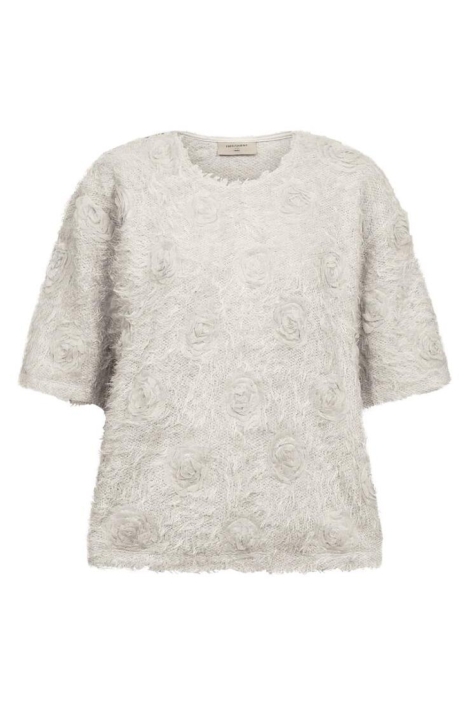 Freequent beige dames trui | Vooraanzicht