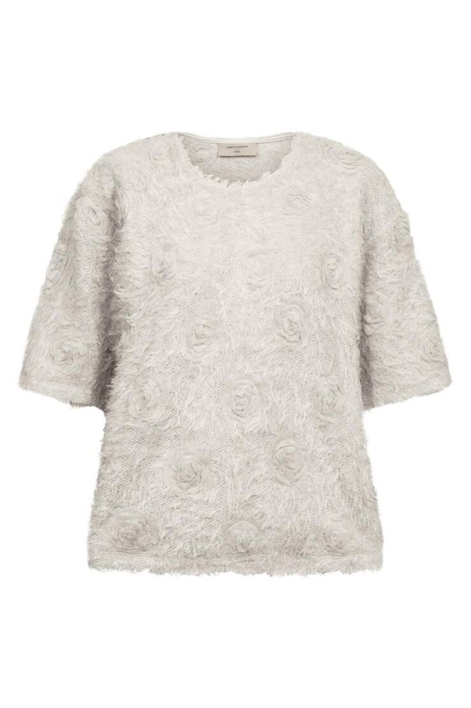 Freequent beige dames trui | Vooraanzicht