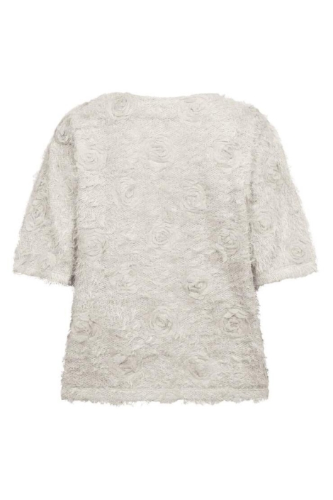 Freequent beige dames trui | Achteraanzicht