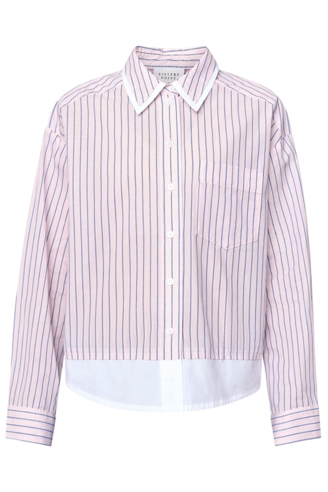 SisterS point roze dames blouse | Vooraanzicht
