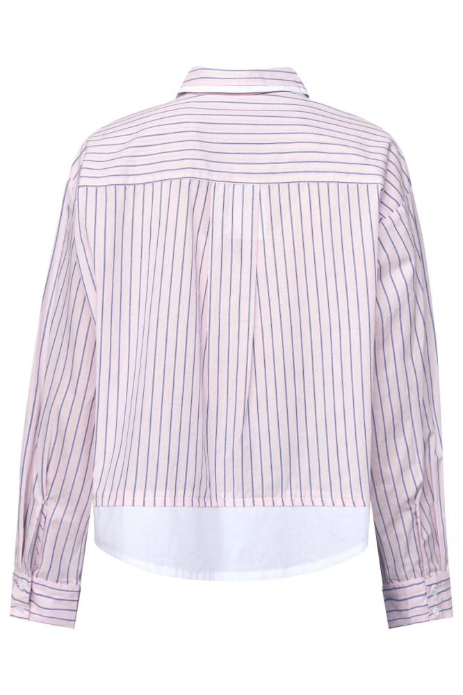 SisterS point roze dames blouse | Achteraanzicht