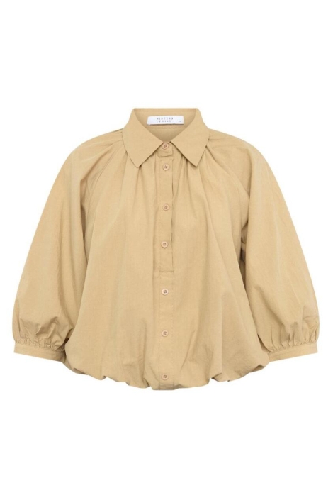 SisterS point camel dames blouse | Vooraanzicht