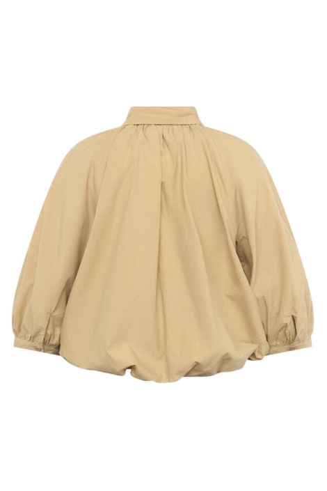 SisterS point camel dames blouse | Achteraanzicht