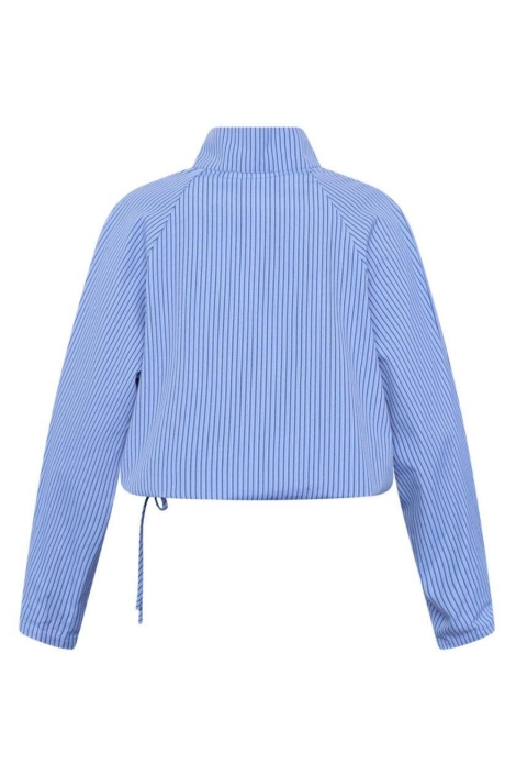 SisterS point blauwe dames blouse | Achteraanzicht