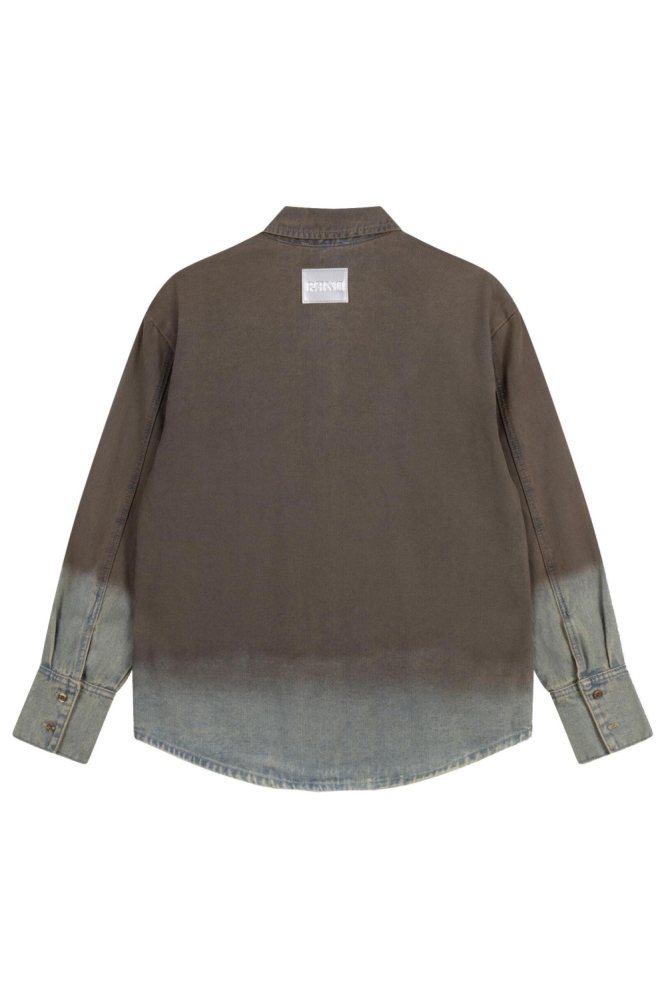 Refined Department bruine dames blouse | Achteraanzicht
