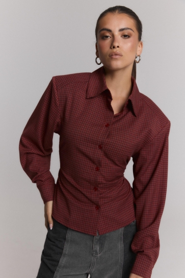 Refined Department Blouse PRESLEY BLOUSE R2608966055 625 CHECK