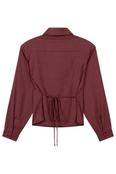 Refined Department rode dames blouse | Achteraanzicht