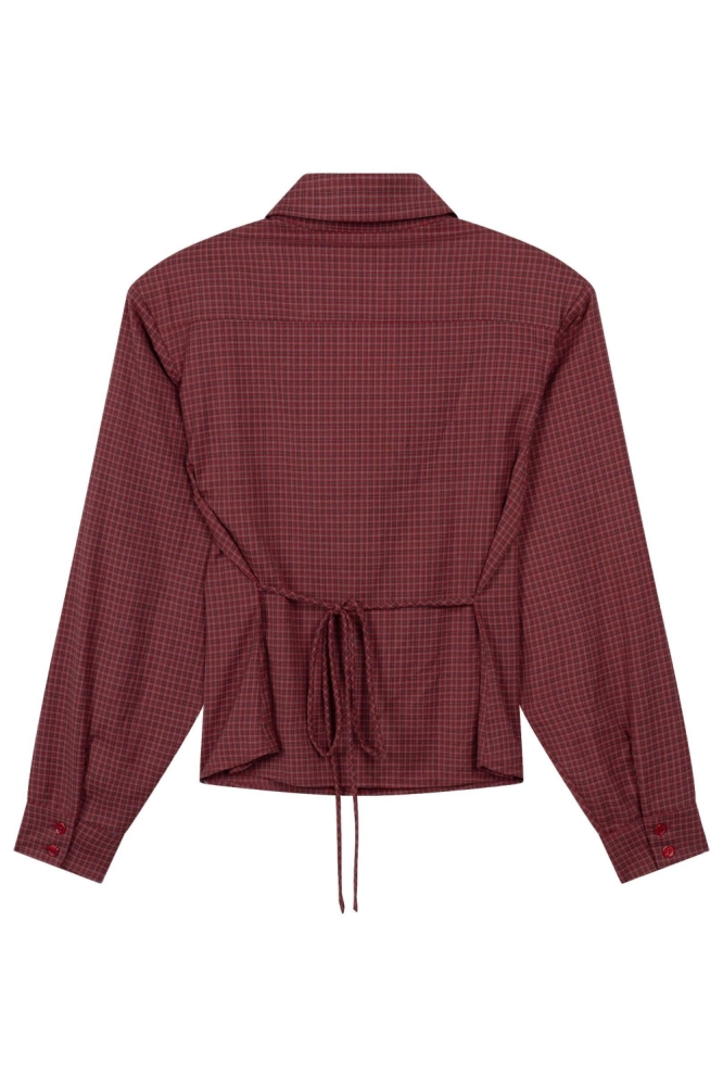 Refined Department rode dames blouse | Achteraanzicht