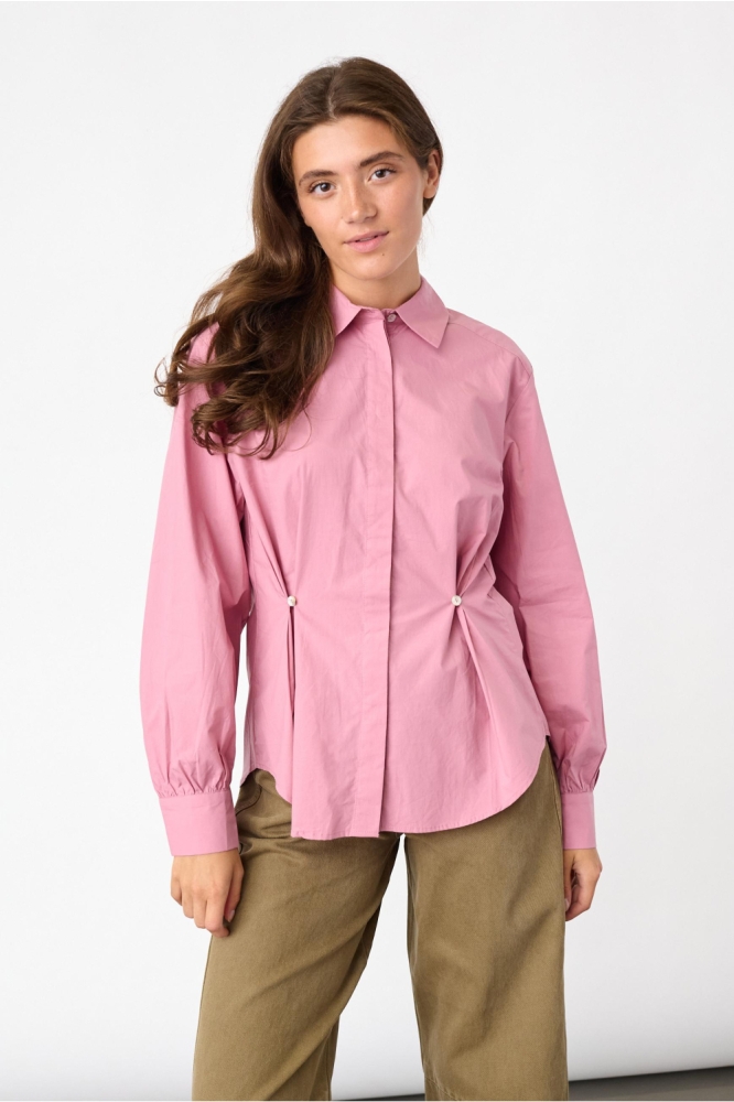 SisterS point roze dames blouse | Model vooraanzicht