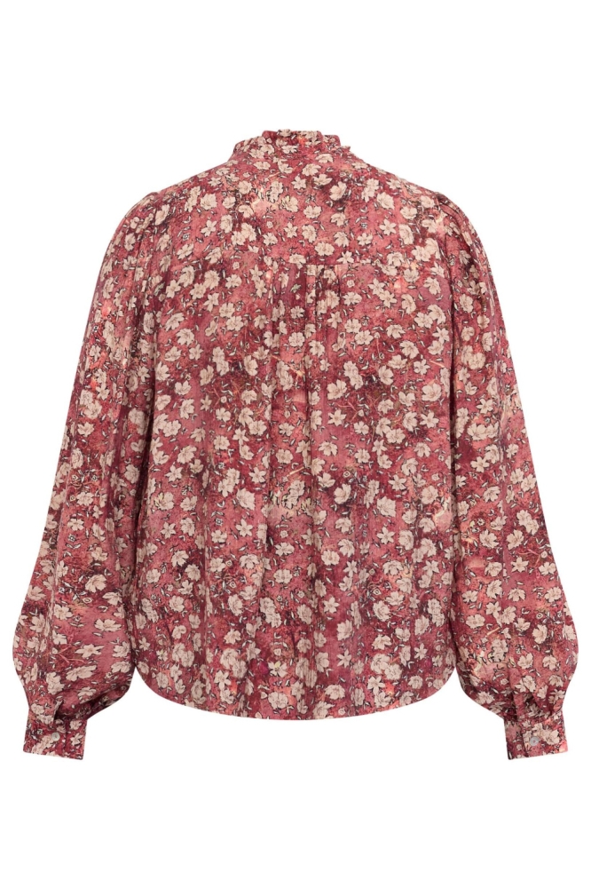 SisterS point roze dames blouse | Achteraanzicht