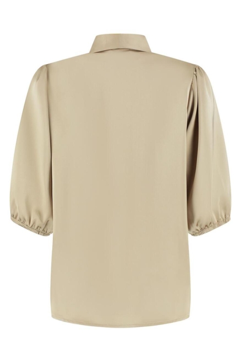 Lady Day beige dames blouse | Achteraanzicht