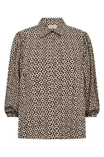 Freequent Blouse FQADNEY SHIRT 211376 MOONBEAM w. MOLE