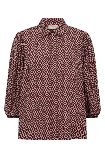 Freequent Blouse FQADNEY SHIRT 211376 PALE MAUVE w. PORT ROYALE
