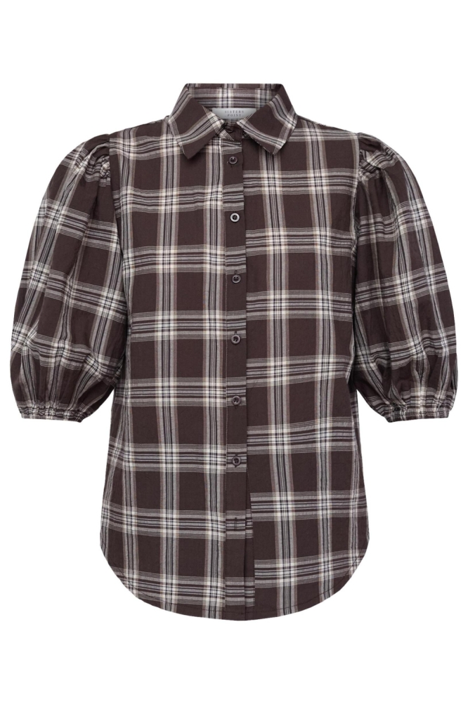 SisterS point bruine dames blouse | Vooraanzicht