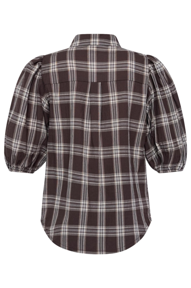 SisterS point bruine dames blouse | Achteraanzicht