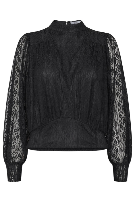 SisterS point zwarte dames blouse | Vooraanzicht