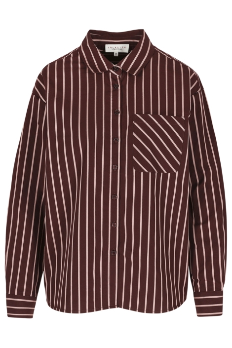 LolaLiza bordeaux dames blouse | Vooraanzicht