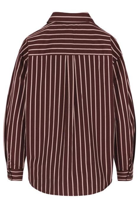 LolaLiza bordeaux dames blouse | Achteraanzicht