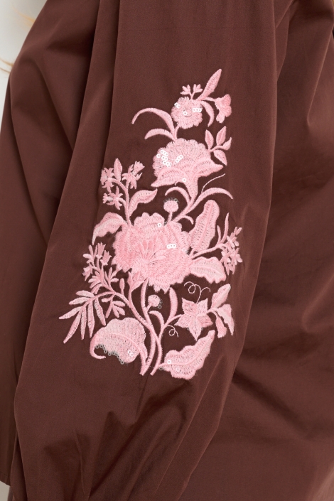 LolaLiza bruine dames blouse | Unique Selling Point
