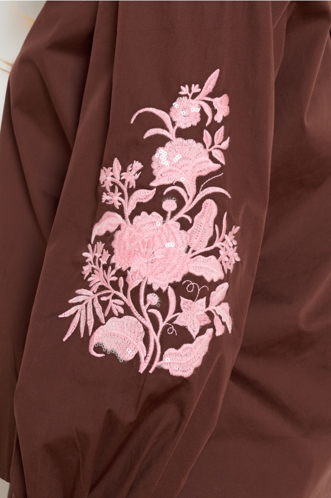LolaLiza bruine dames blouse | Unique Selling Point