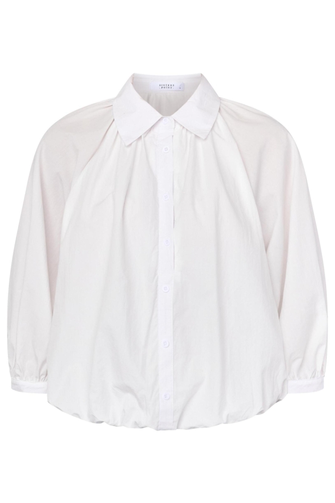 SisterS point witte dames blouse | Vooraanzicht