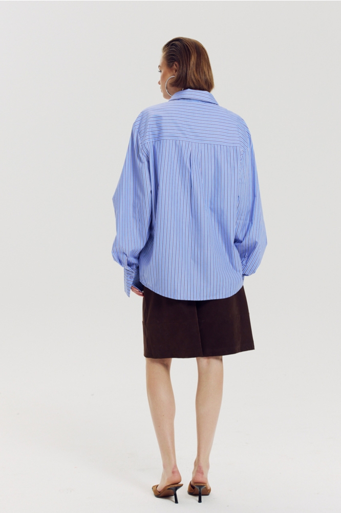 Harper & Yve blauwe dames blouse | Model