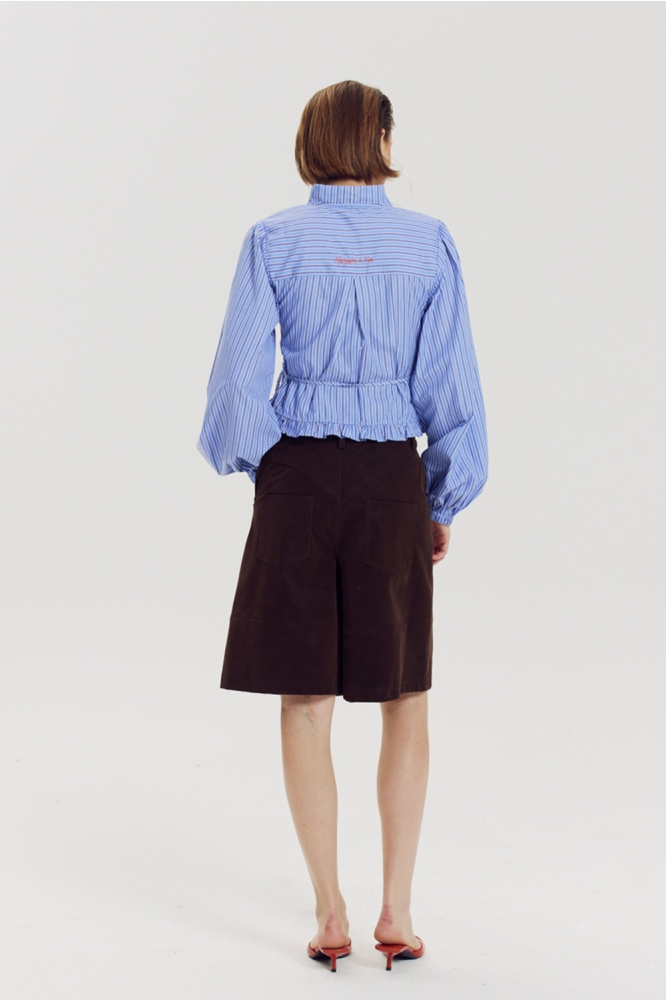 Harper & Yve blauwe dames blouse | Model