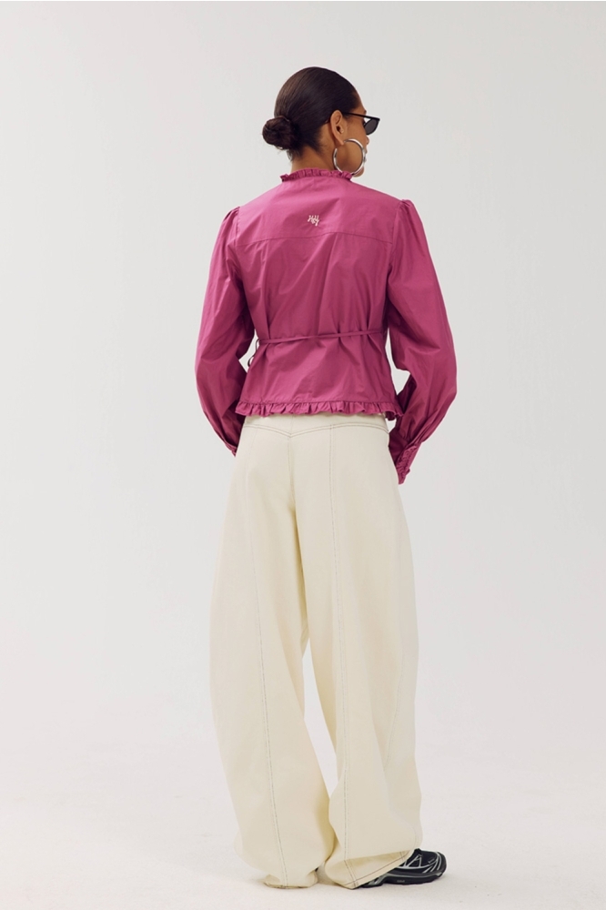 Harper & Yve paarse dames blouse | Model
