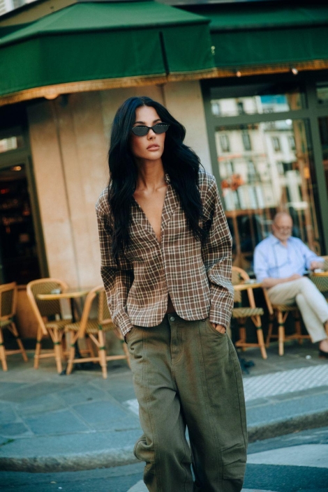 Refined Department bruine dames blazer | Sfeerbeeld, In situatie