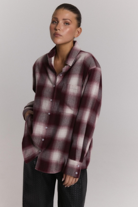 Refined Department bordeaux dames blouse | Model