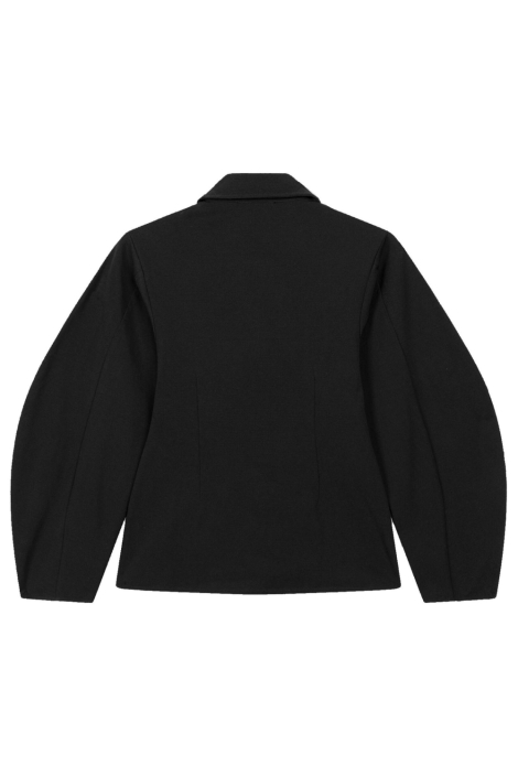 Refined Department zwarte dames blouse | Achteraanzicht