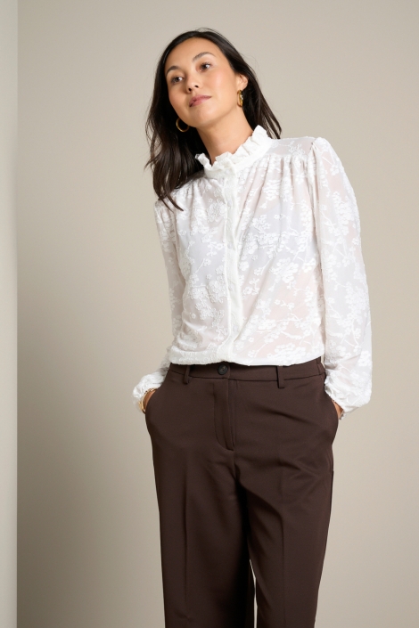 LolaLiza witte dames blouse | Model
