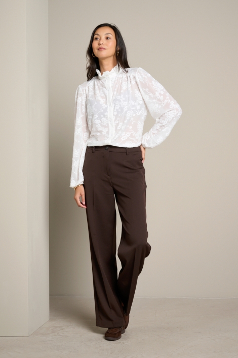 LolaLiza witte dames blouse | Model