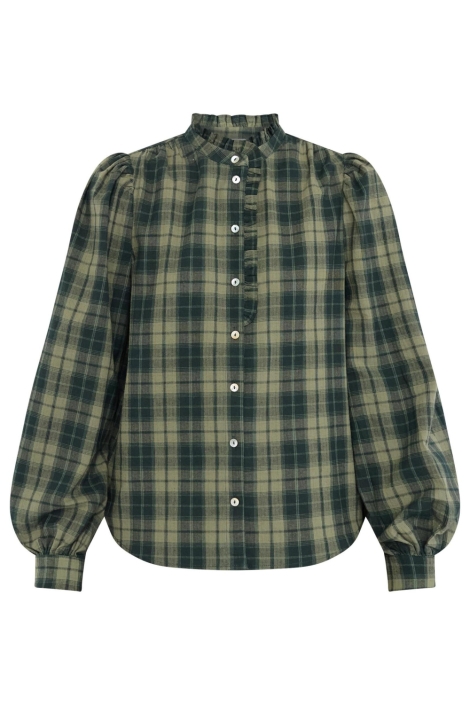 SisterS point groene dames blouse | Vooraanzicht