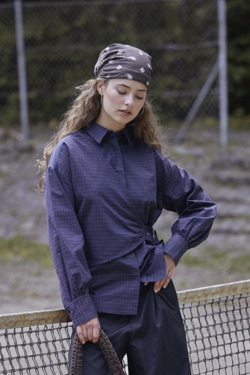 SisterS point Blouse ETAPA SH1 20261 Blue Check
