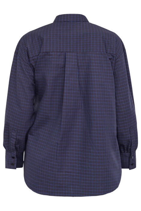 SisterS point blauwe dames blouse | Achteraanzicht