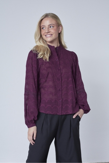 SisterS point Blouse ETSA SH 19148 D. Bordeaux